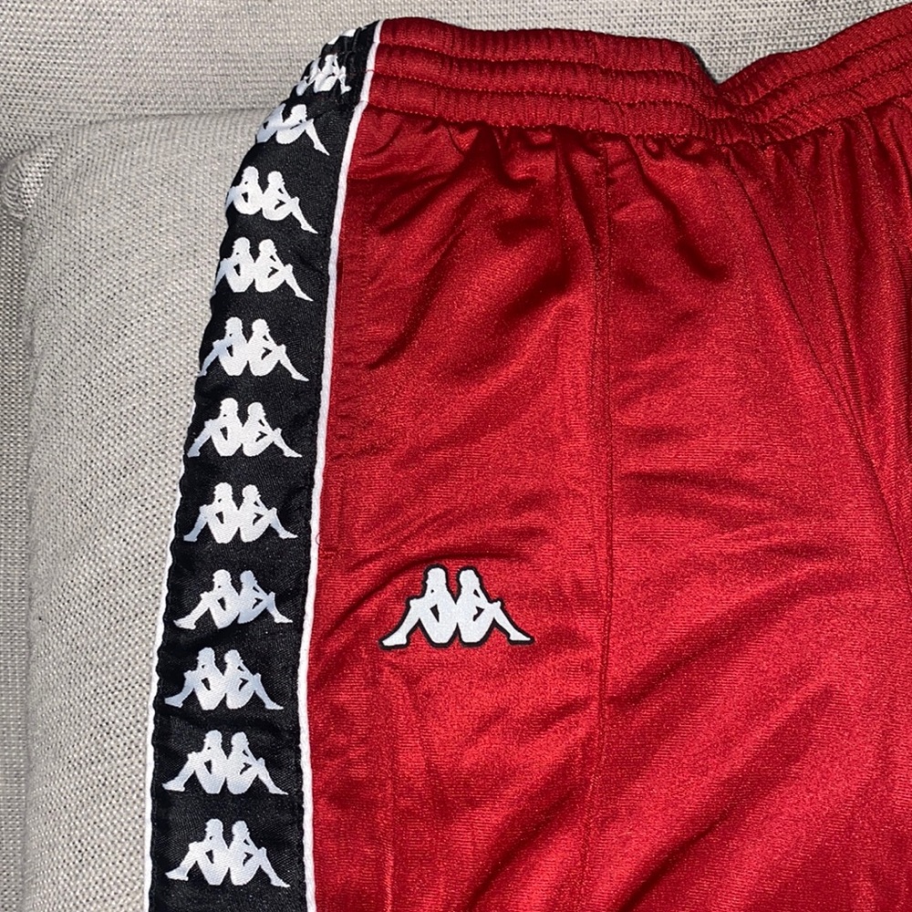 Red kappa joggers great condition